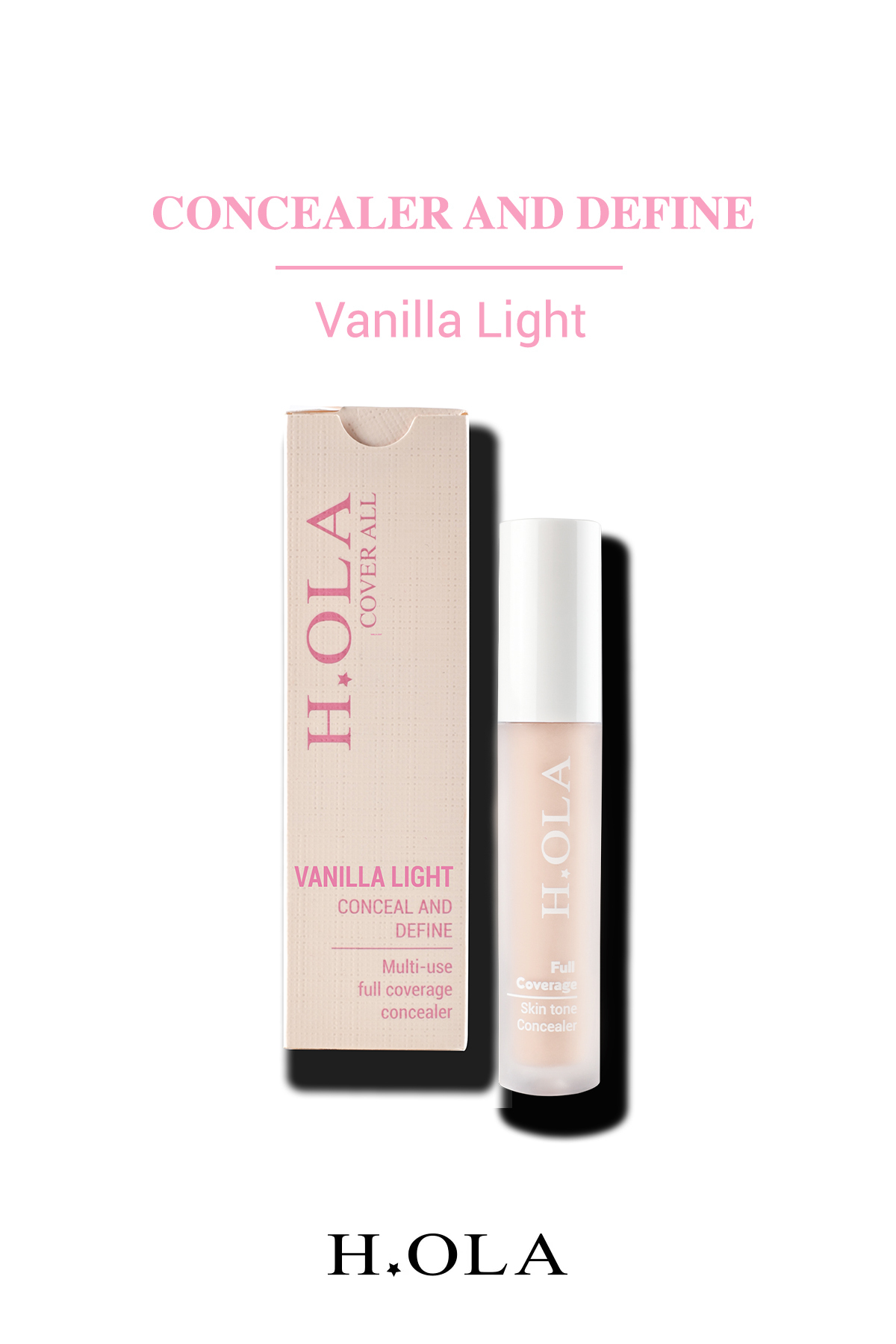 h.OLA Cover All Yoğun Kapatıcı | Full Coverage Concealer | Vanilla Light