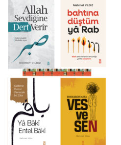Timaş Yayınları Mehmet Yıldız-Allah Sevdiğine Dert Verir, Vesvesen,Ya Baki Entel Baki Bahtına Düştüm Ya Rab(4kitap)