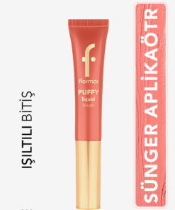 Flormar Puffy Nemlendirici Etkili&Parlak Bitişli Sünger Aplikatörlü Likit Allık-002Peachy Glow-8682536093880