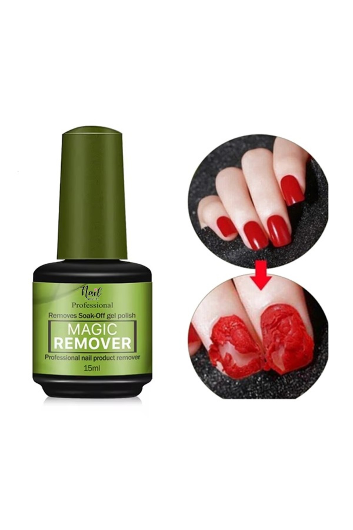 Nail Master Hızlı Kalıcı Oje Çıkarıcı (sökücü) Magic Remover 15ml