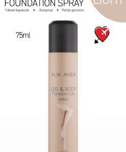 Alix Avien Bacak Fondöteni Light Bronzlaştırıcı Etkili Çatlak Ve Görünümü Önleyici Sprey Fondöten 75 ml