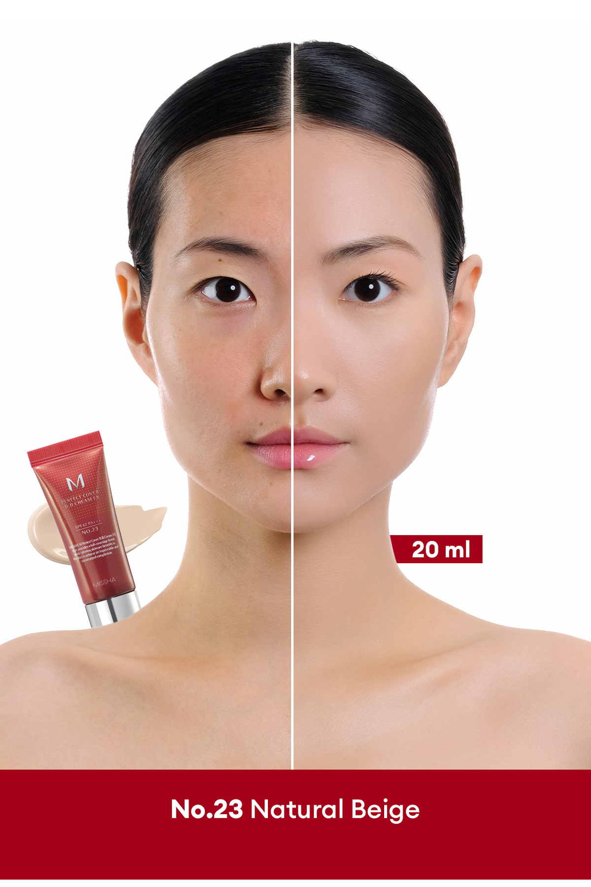 Missha Mükemmel Kapatıcı, Çok Fonksiyonlu BB MISSHA M Perfect Cover BB Cream Ex SPF42PA+++ No.23 20ml