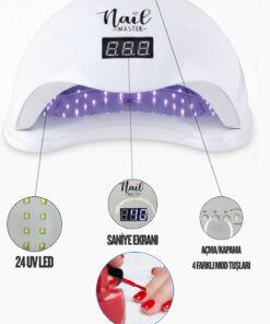 Nail Master Kalıcı Oje Ve Protez Tırnak Jel Kurutucu Led Lamba 48w (NORMAL OJE KURUTMAZ)