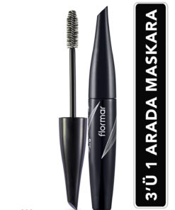 Flormar Hacim Veren 3 Etki 1 Arada Maskara (Siyah) - Spider Lash Mascara - 003 - 8690604110667
