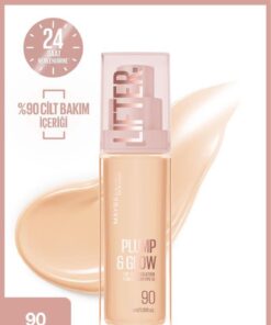 Maybelline New York Lifter Niasinamid ve Hyalüronik Asit İçeren Aydınlatan Fondöten - 90