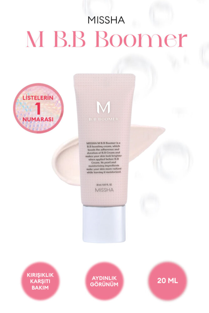 Missha Işıltılı ve Aydınlık Görünüm Sağlayan Makyaj Bazı M B.B Boomer 20ml