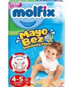 Molfix Mayo Bebek Bezi Swimming Pants 4-5 Beden 11 Adet 9-15 Kg