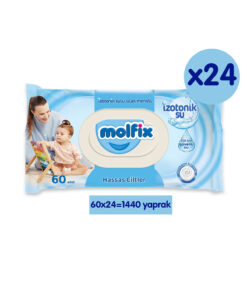 Molfix İzotonik Sulu Islak Mendil Hassas Ciltler 1440 Adet