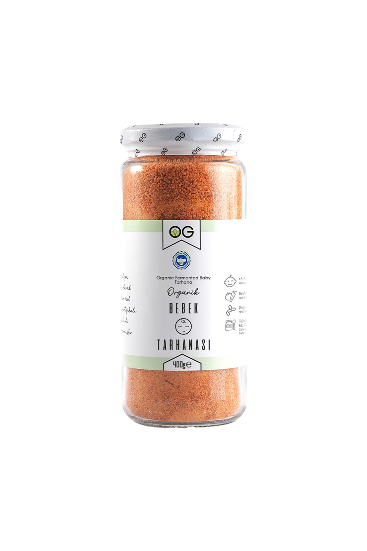 OG natural Organik Bebek Tarhanası +6 Ay 400 gr