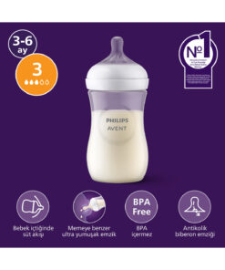 Philips Avent Doğal Tepkili Biberon PP, 260ml, 3-6 Ay, SCY903/01