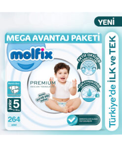 Molfix Premium Mega Avantaj Paketi 5 Beden 264 Adet