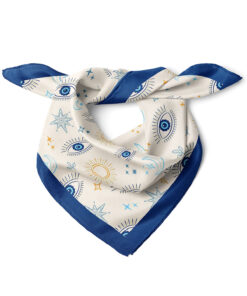 nehir eşarp Göz Desenli Bandana