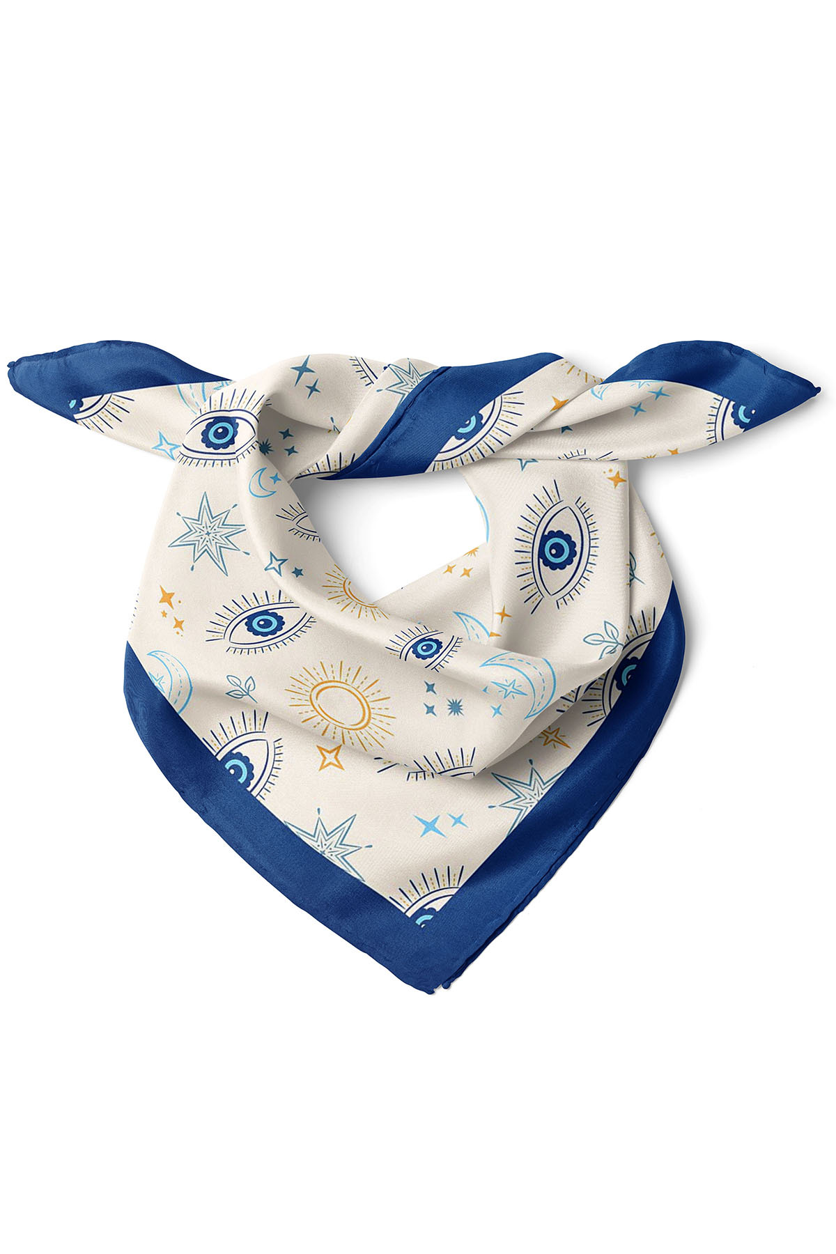 nehir eşarp Göz Desenli Bandana