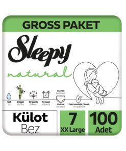 Sleepy Natural Gross Paket Külot Bez 7 Numara Xxlarge 100 Adet