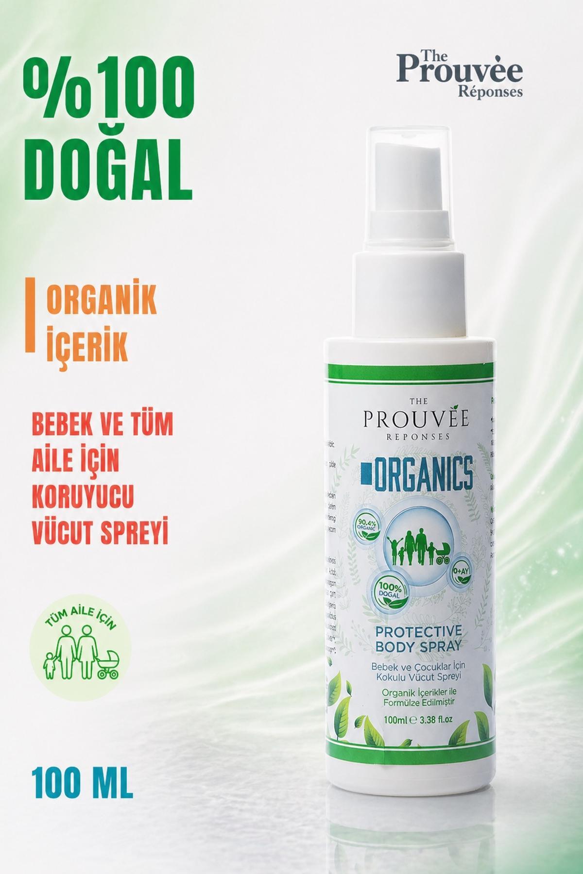 The Prouvee Reponses 0 Doğal Koruyucu Vücut Losyonu Sprey 100 Ml. (0+ Ay Üzeri)