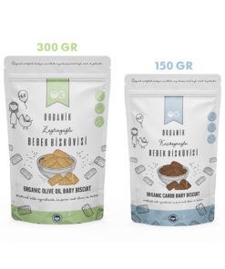 OG natural Organik Keçiboynuzlu ve Zeytinyağlı Bebek Bisküvi Seti +6 Ay