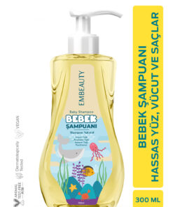 Embeauty Avokado Yağlı Bebek Ve Çocuk Şampuanı Göz Yakmayan Özel Formül 300 ml