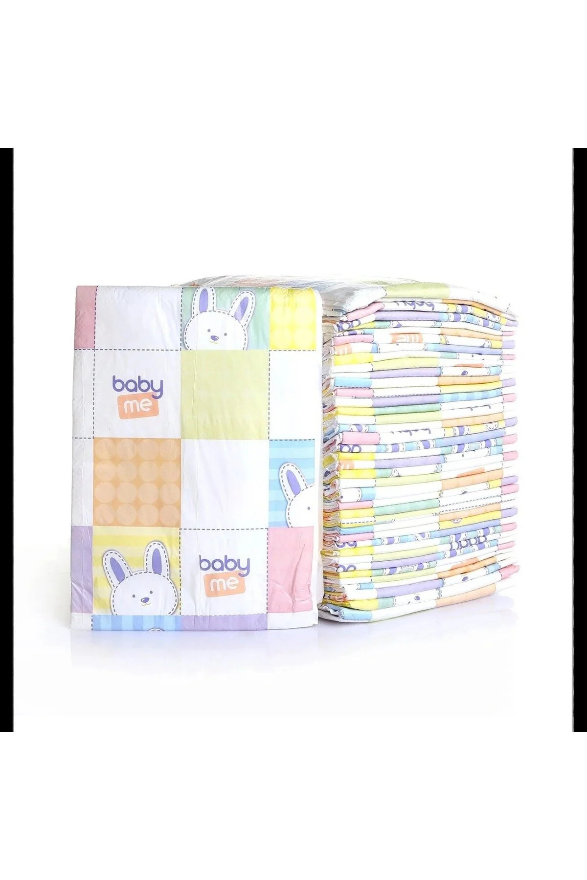Baby Me Pofuduk Alt Değiştirme Örtüsü 60x60 Cm 5 Adet