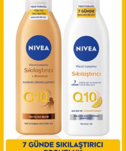 NIVEA Q10 7 Günde Sıkılaştırıcı Vücut Losyonu 250ml Ve Bronzlaştırıcı Losyon 250ml, Nemlendirici