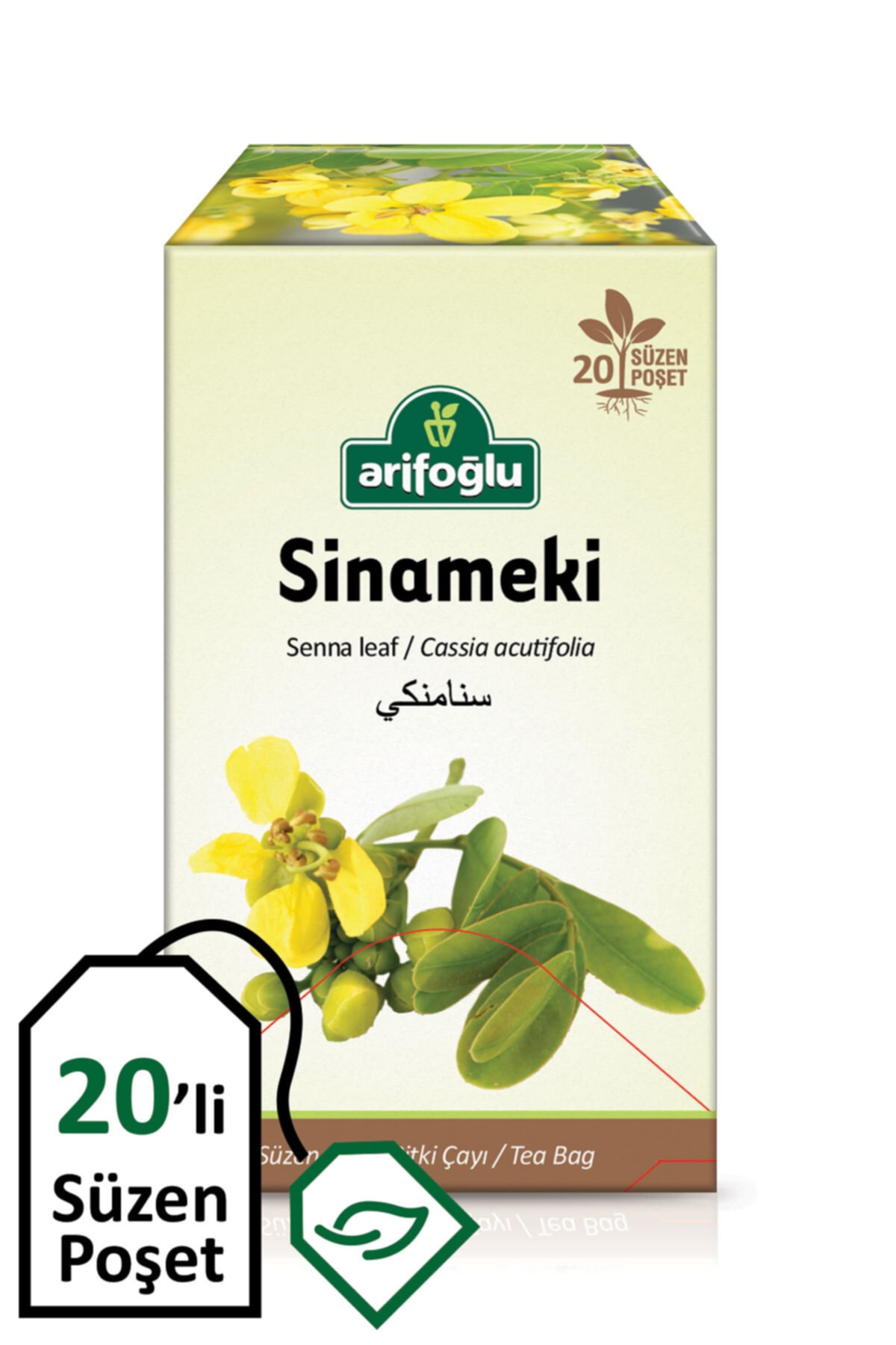 Arifoğlu Sinameki Çayı Süzen Poşet Çay 20li