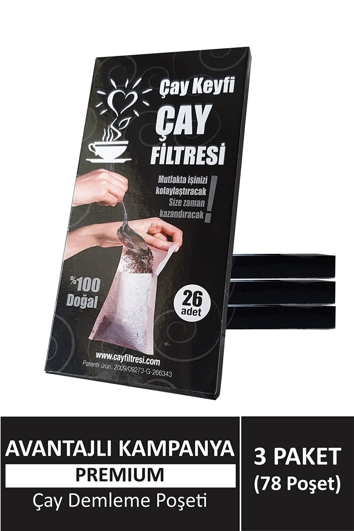 Fisun Home (78POŞET) Çay Demleme Poşeti (ÇAY FİLTRESİ)