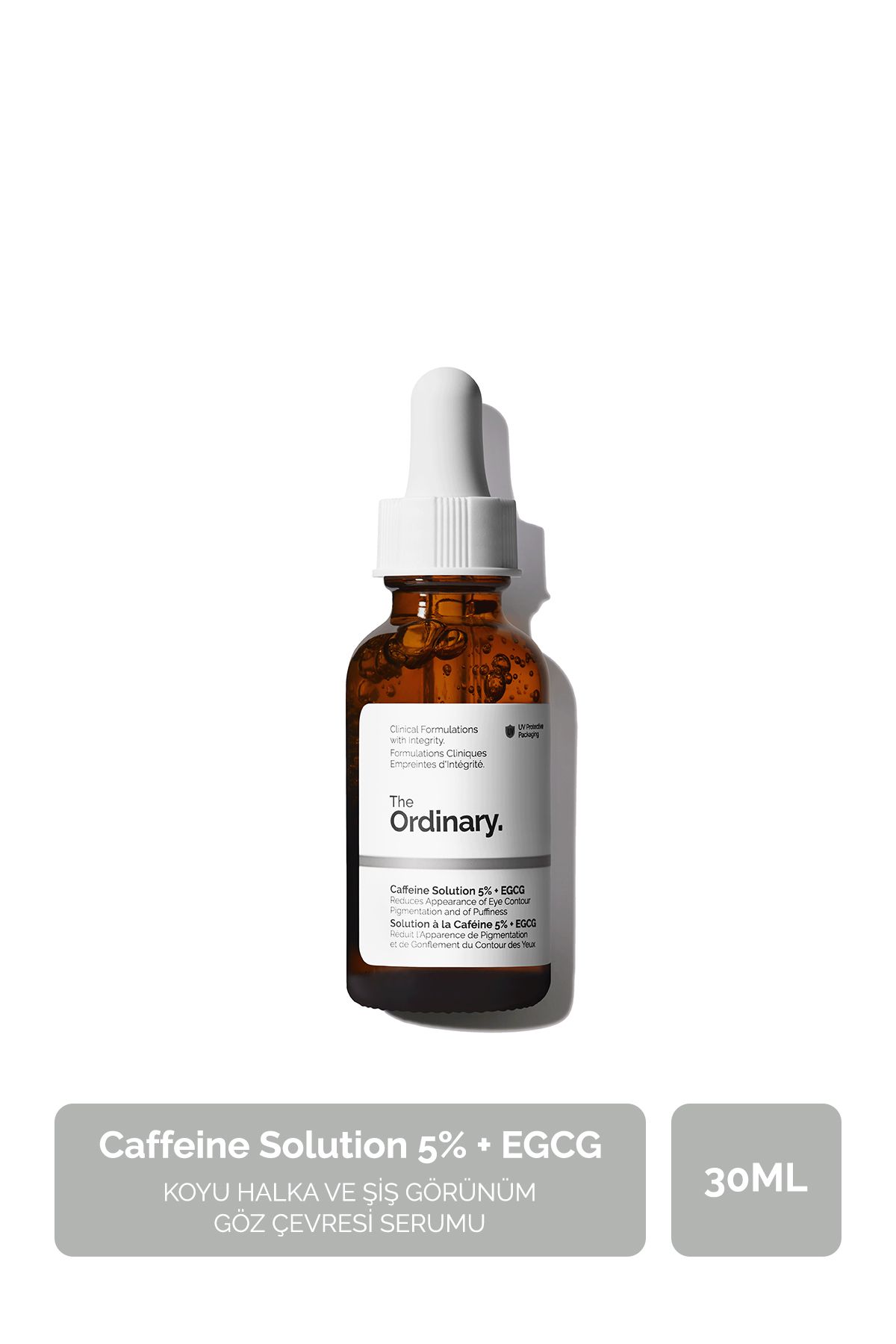The Ordinary Caffeine Solution 5% + EGCG - Koyu Halka ve Şiş Görünüm Göz Çevresi Serumu