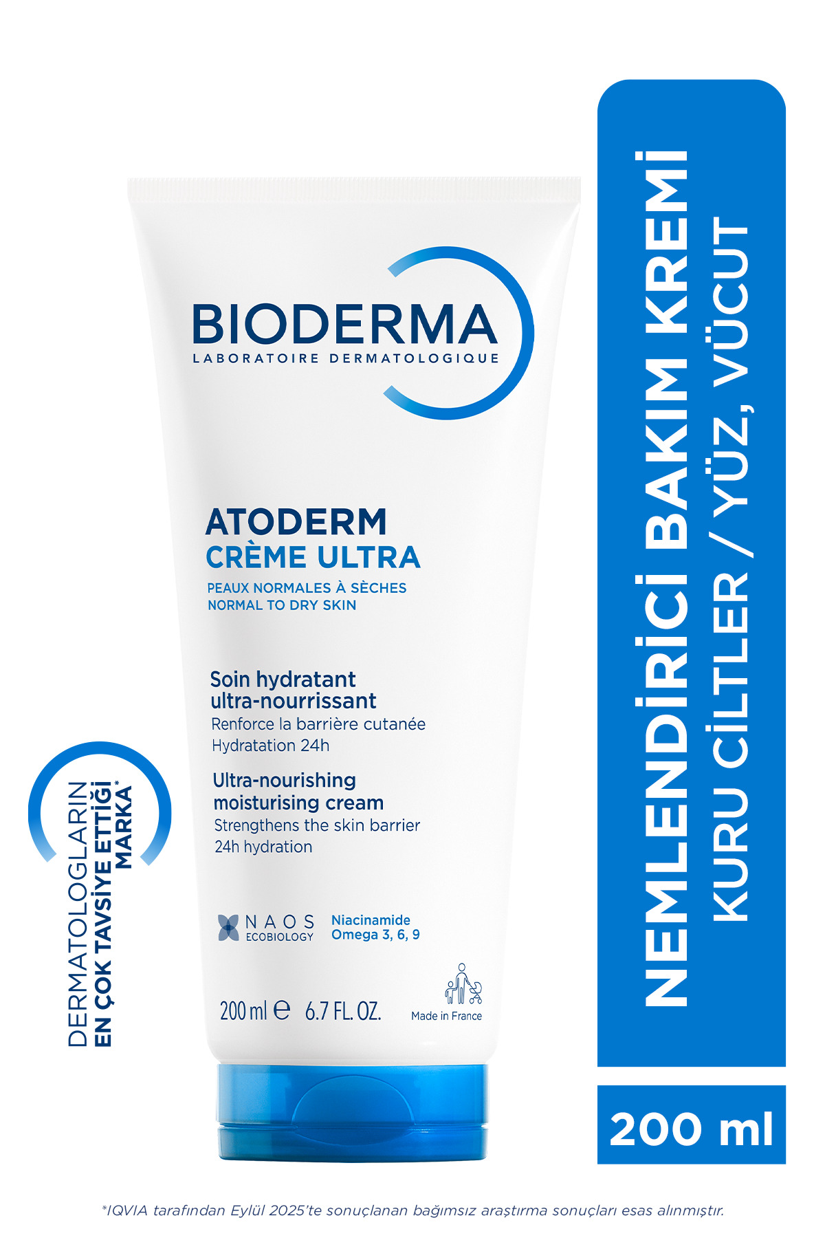 Bioderma Atoderm Cream Ultra Kuru Ciltler Bebek, Çocuk & Yetişkin Nemlendirici Yüz, Vücut Bakım Kremi 200 ml