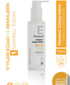 Esomed Hassas Ciltler İçin Yüksek Korumalı Leke Karşıtı Pigment Güneş Kremi Uva Uvb Spf50 150 Ml