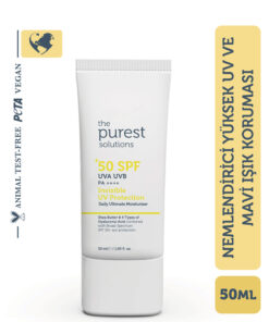 The Purest Solutions Yüksek Koruma ve Nemlendirici Etkili Güneş Koruyucu Krem SPF 50, 50 ml