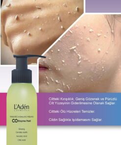 L'Aden Cosmetics Anında Soyucu Ginseng Peeling Ölü Deri Arındırıcı, Yenileyici, Aydınlatıcı Vücut, Yüz Peelingi