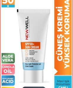 Güneş Kremi Yüksek Koruma Spf 50+ Aloe Vera