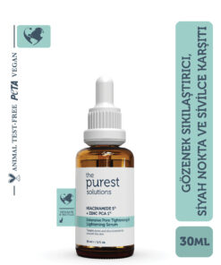 The Purest Solutions Siyah Nokta Ve Karşıtı Niacinamide Cilt Bakım Serumu 30 ml (niacinamide 5% & Zinc Pca 1%)