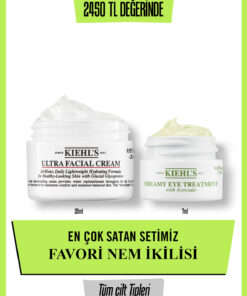 Kiehl's Ultra Facial Cream & Avokadolu Göz Kremi Favori Nem İkilisi Seti