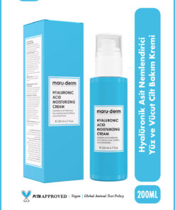 Maru.Derm Hyalüronik Asit Nemlendirici Yüz Bakım Kremi 200 ML