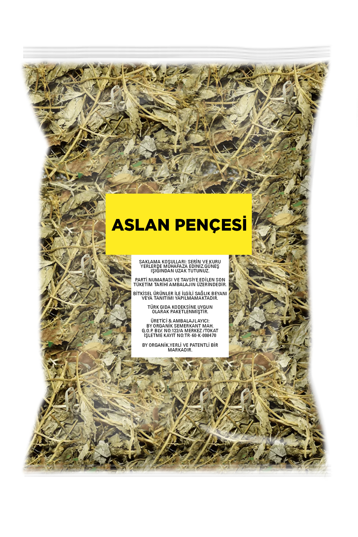BY ORGANİK Aslan Pençesi 100 gr ( Testere Dişli, Saplı )