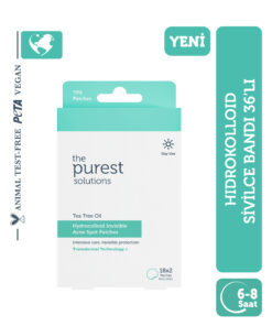 The Purest Solutions Hidrokolloid Akne ve Sivilce Karşıtı & Yatıştırıcı Bant 36'lı Patch