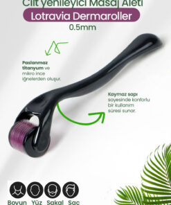 Lotravia Dermaroller 0.5 Mm Ekonomik – 540 Iğneli Cilt Yenileyici Roller