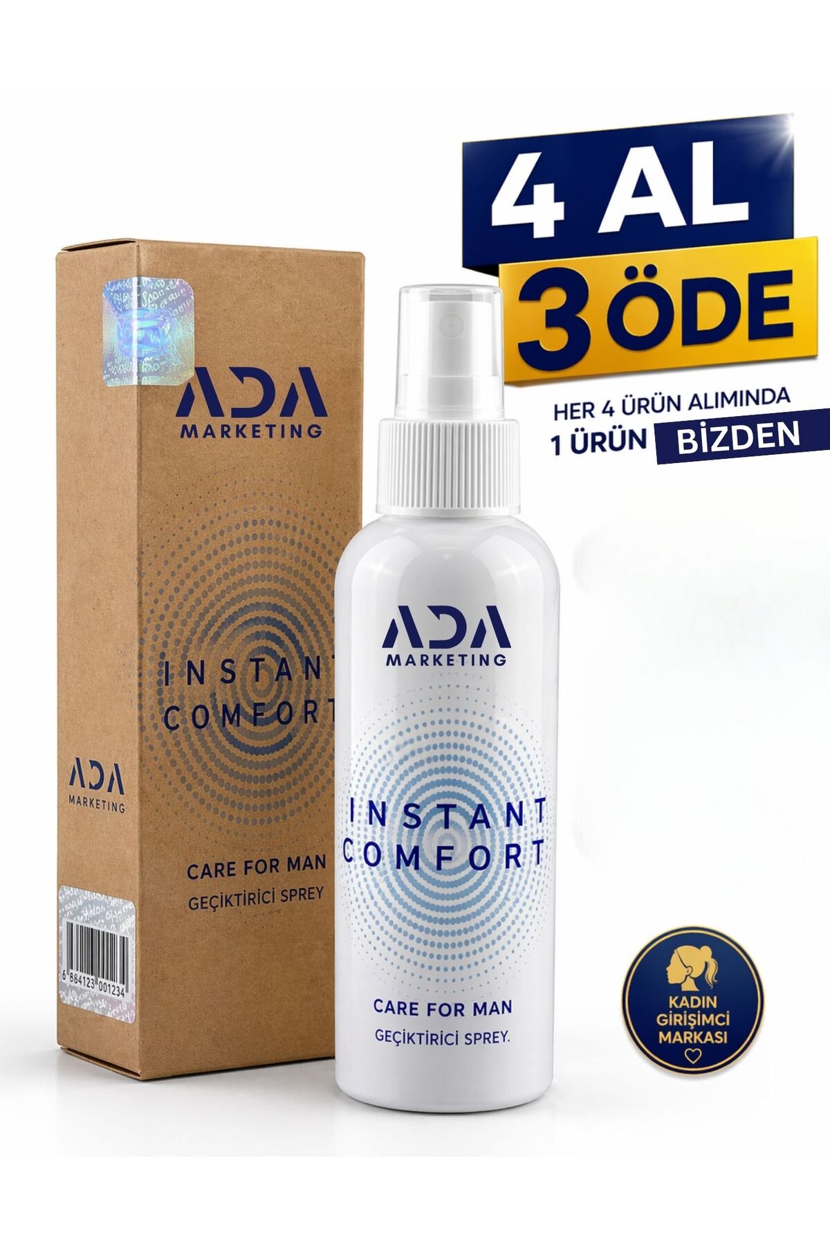 Ada Marketing Adt 45'dk Etkili Erkek Uzun Deneyim Spreyi