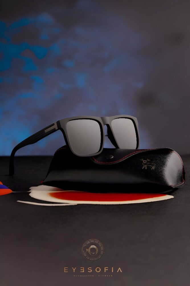 Eyesofia Angeles Yüksek Kalite Kemik Siyah Uv400 Filtreli Ultra Hafif Unisex Güneş Gözlüğü - Görsel 3