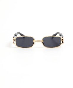 BUES OFFICIAL Unisex Siyah Vintage Retro Güneş Gözlüğü(METAL ÇERÇEVEDİR.PLASTİL DEĞİLDİR.)