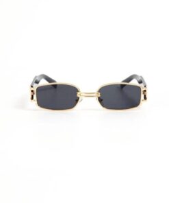 BUES OFFICIAL Unisex Siyah Vintage Retro Güneş Gözlüğü(METAL ÇERÇEVEDİR.PLASTİL DEĞİLDİR.)