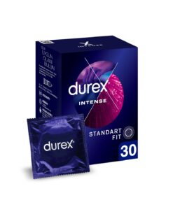 Durex Intense 30'lı Uyarıcı Jelli ve Tırtıklı Prezervatif