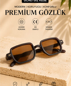 WATCHOFROYAL Royal Eyewear Re1022 Koyu Kahve Güneş Gözlüğü