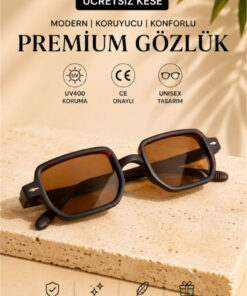 WATCHOFROYAL Royal Eyewear Re1022 Koyu Kahve Güneş Gözlüğü
