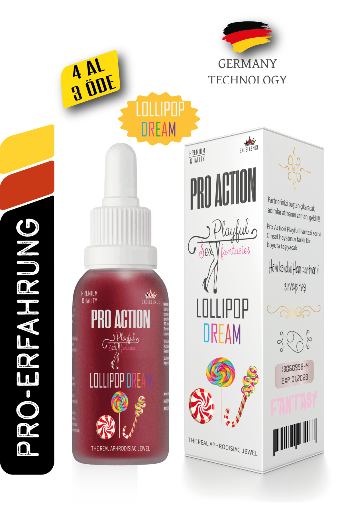 Pro Action Lolipop Dream Fantezi jeli