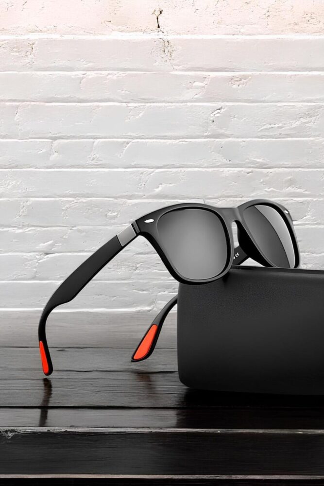 Eyesofia Saint Unisex Siyah Lüx Ultra Hafif Uv400 Filtreli Ultra Hafif Güneş Gözlüğü