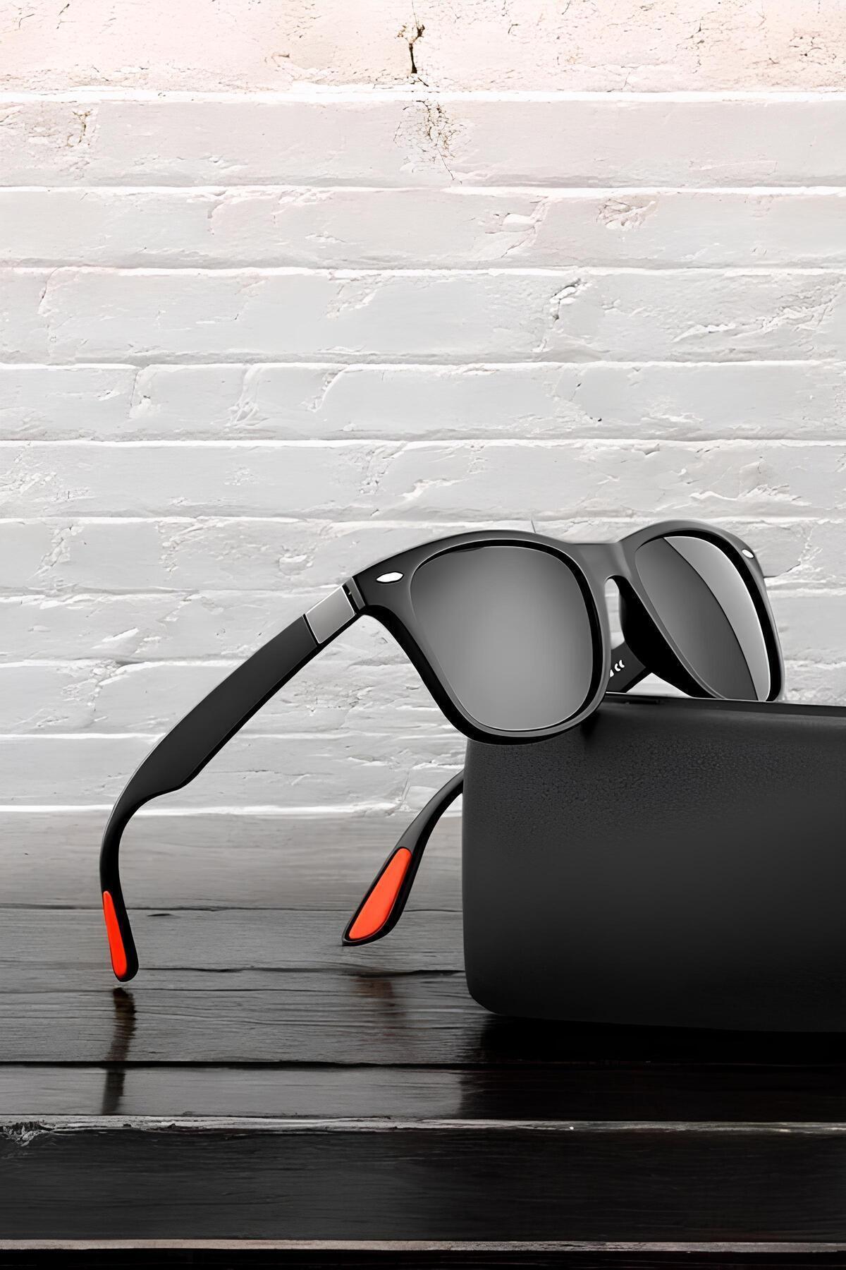 Eyesofia Saint Unisex Siyah Lüx Ultra Hafif Uv400 Filtreli Ultra Hafif Güneş Gözlüğü