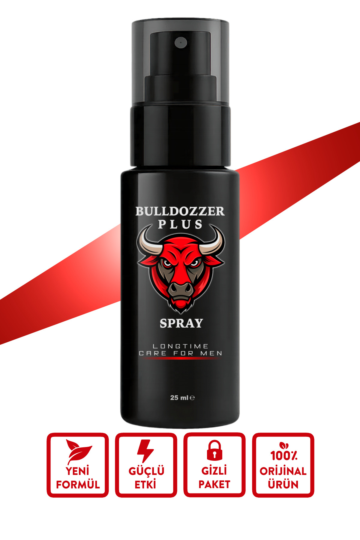 BaronVigor Mens Care Spray 25 ML Bulldozzer Plus Sprey