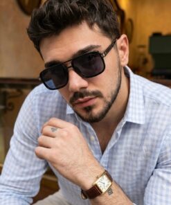 Chunky Frame Vera Unisex Kare Siyah Ultra Hafif Uv400 Filtreli Güneş Gözlüğü