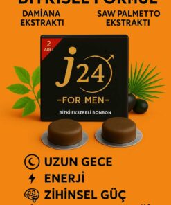 j24 Bitki Ekstreli Performans Etkili Bonbon Şeker - 2 Kutu (4 ADET) Enerji -güç -zindelik
